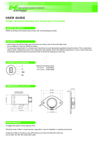 Thumbnail of document Manual - EE040 - OEM Humidity and Temperature Sensor